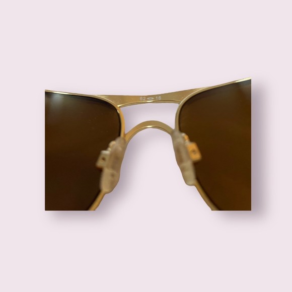 Oakley Sunglasses Cover Story 004042-02 Brown Gold Wrap Frames with Brown Lenses - Picture 8 of 10